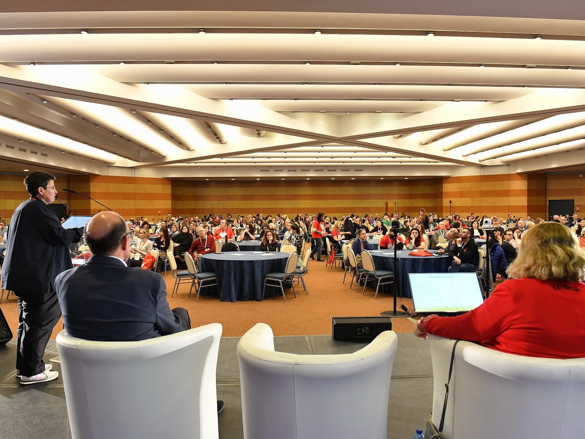 BlueCompanion team at the congress venue in Rome.